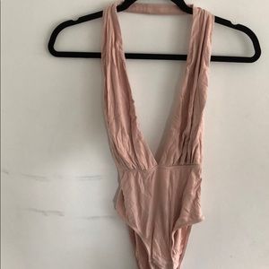 Urban outfitters Pink bodysuit